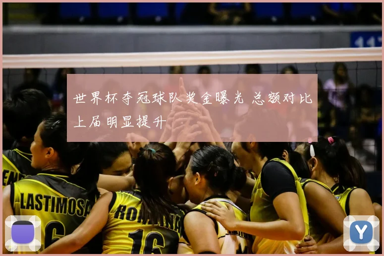 世界杯夺冠球队奖金曝光 总额对比上届明显提升